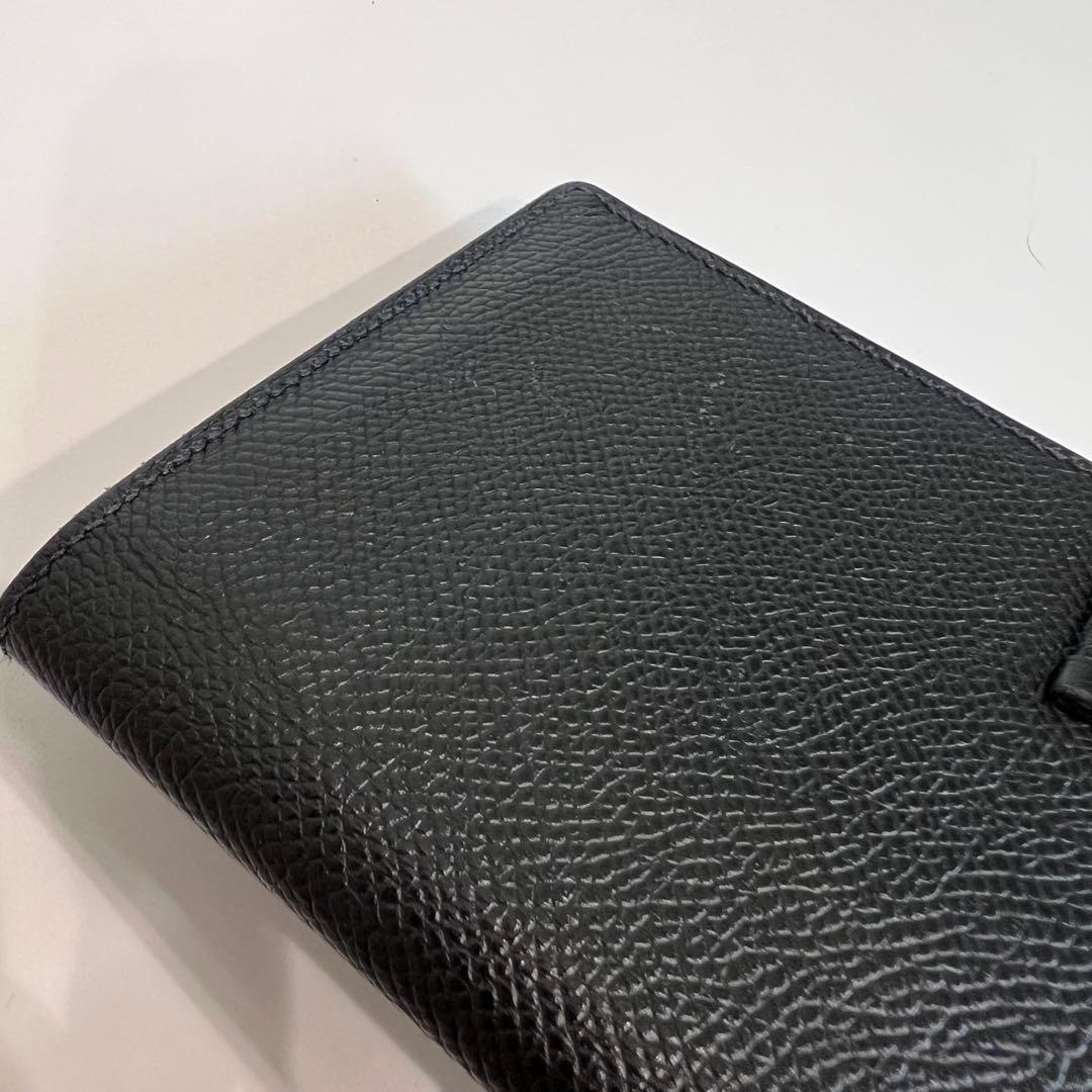 HERMES ベアンスフレ 長財布 黒