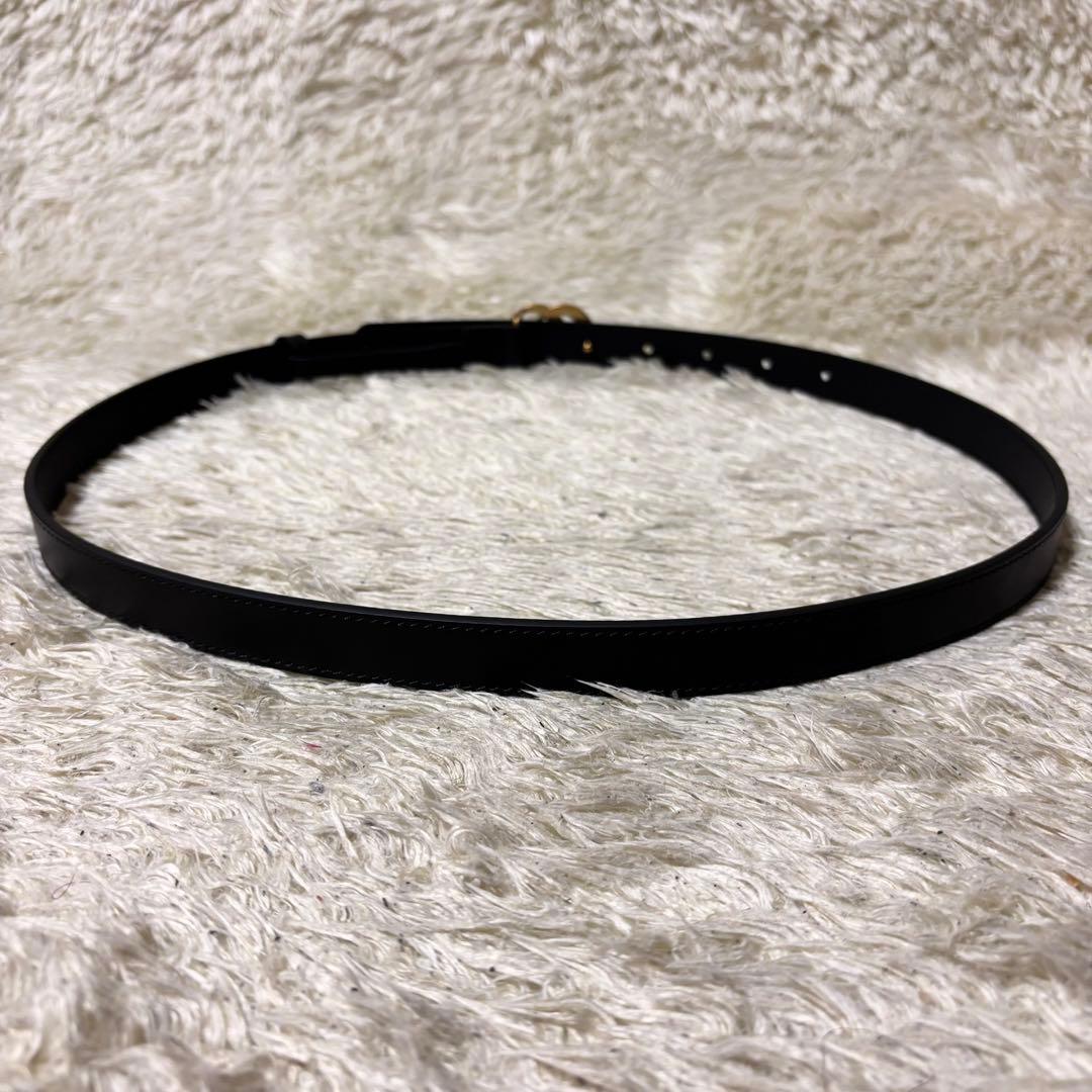 未使用級✨ GUCCI ダブルG ベルト マーモント レザー レディース