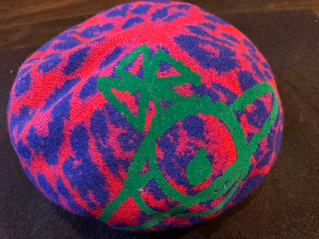 Vivienne Westwood レオパード柄 ニットベレー帽