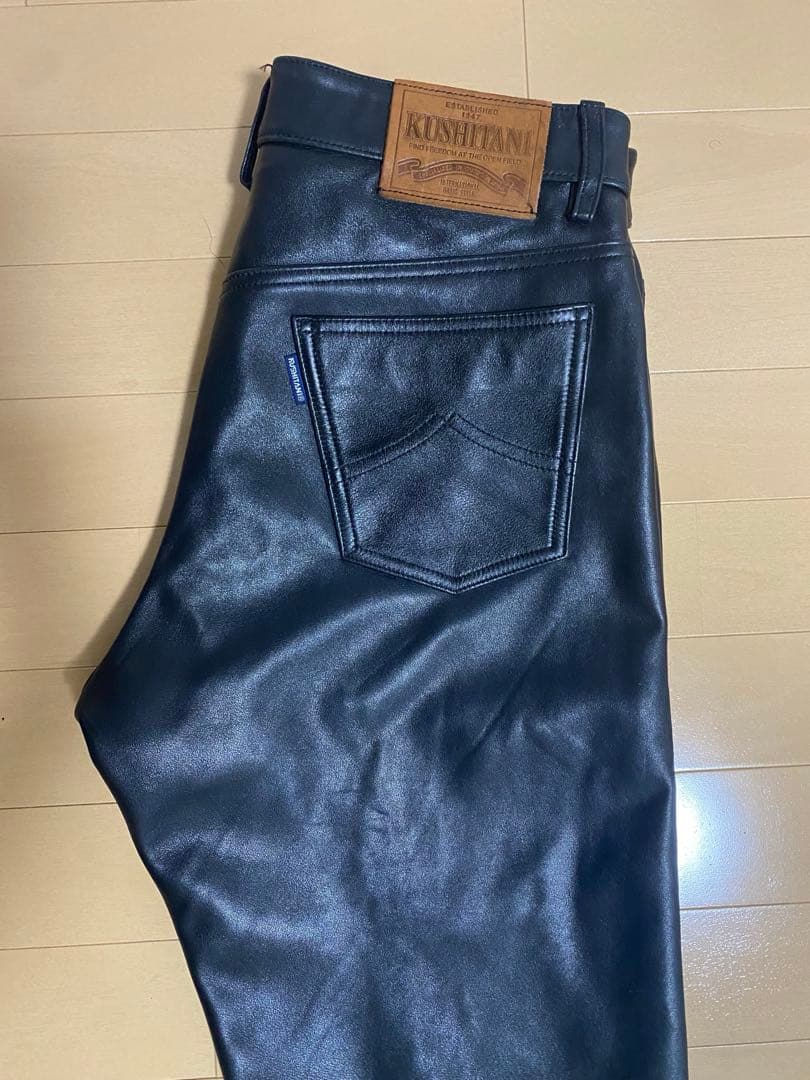 【超美品】KUSHITANI レザーパンツ L/2W
