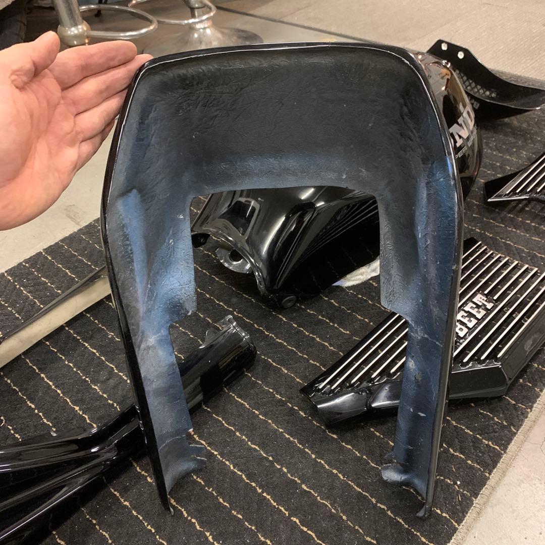 K.NAOCBX400F 500F 外装一式　ソリッド黒　ビート　BEET