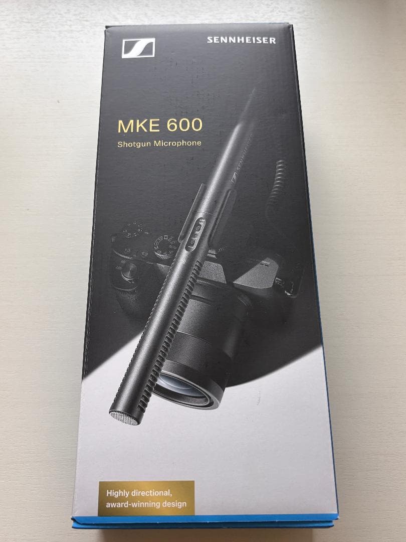未使用 SENNHEISER MKE600 ショットガンマイク MKE 600
