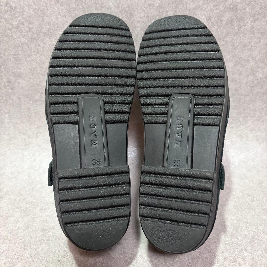 NAOT ORGA ナオト オルガ レザー ストラップ シューズ ブラック 38