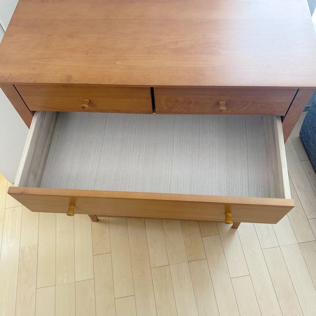 LEGNATEC レグナテック　ハイチェスト6段＋隠し棚　北欧ミッドセンチュリー