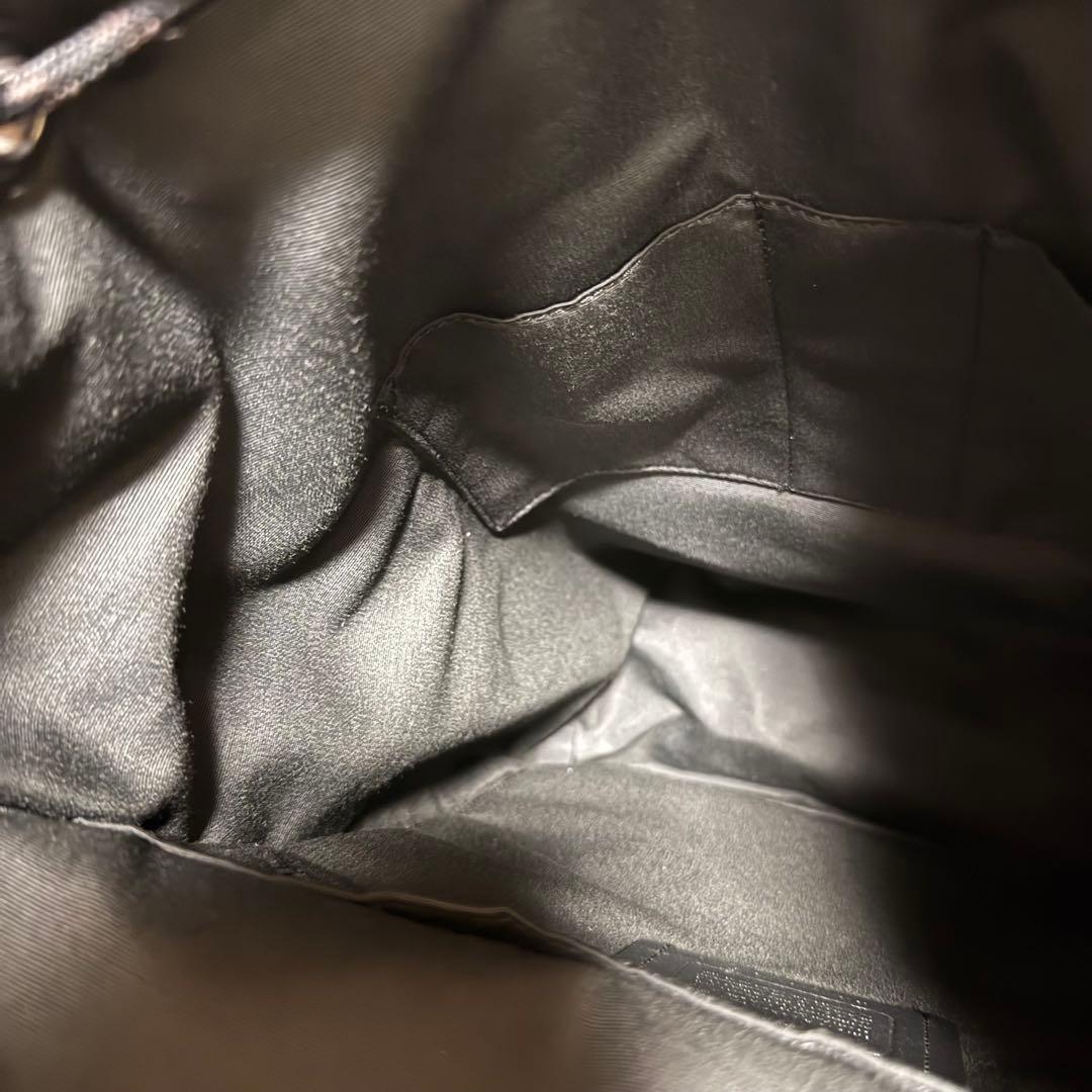 極美品⭐️ コーチ　トラック　バックパック　黒　c2710 リュック　ブラック