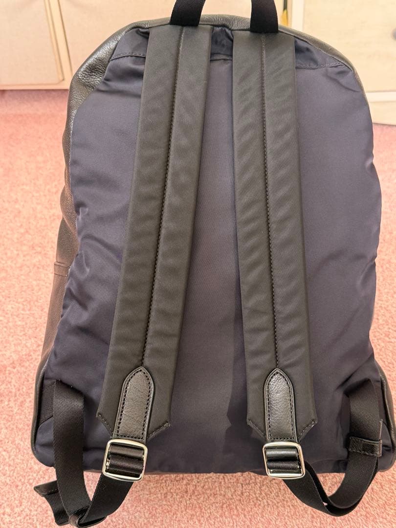 coach メンズ　リュック　本革