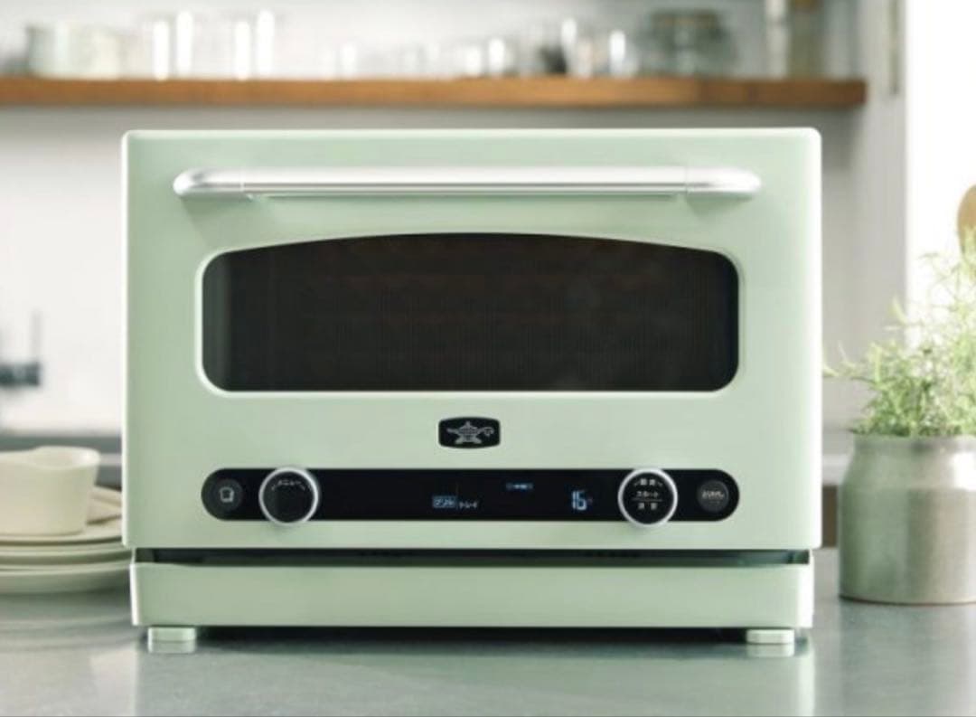 【新品未使用】AEM-G14A アラジン グラファイトオーブンレンジ グリーン