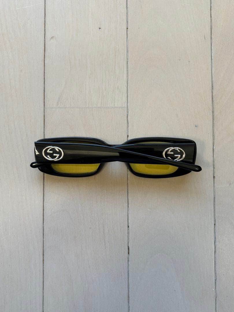 Gucci GG0061S サングラス ブラック/イエロー