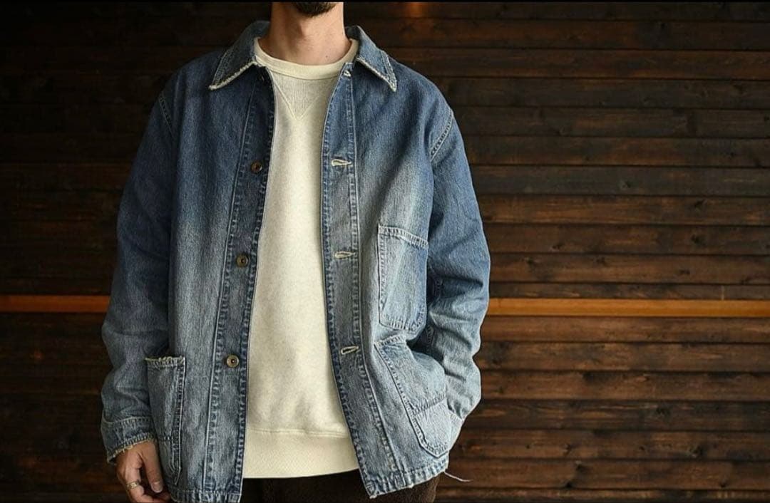 【希少 美品】 fullcount カバーオール 大戦モデル ダメージ 44