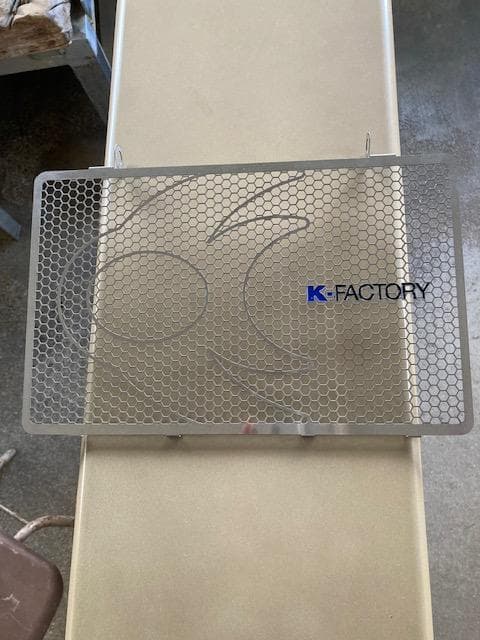 ZRX1200DAEG用 K-FACTORY ラジエターコアガード 中古