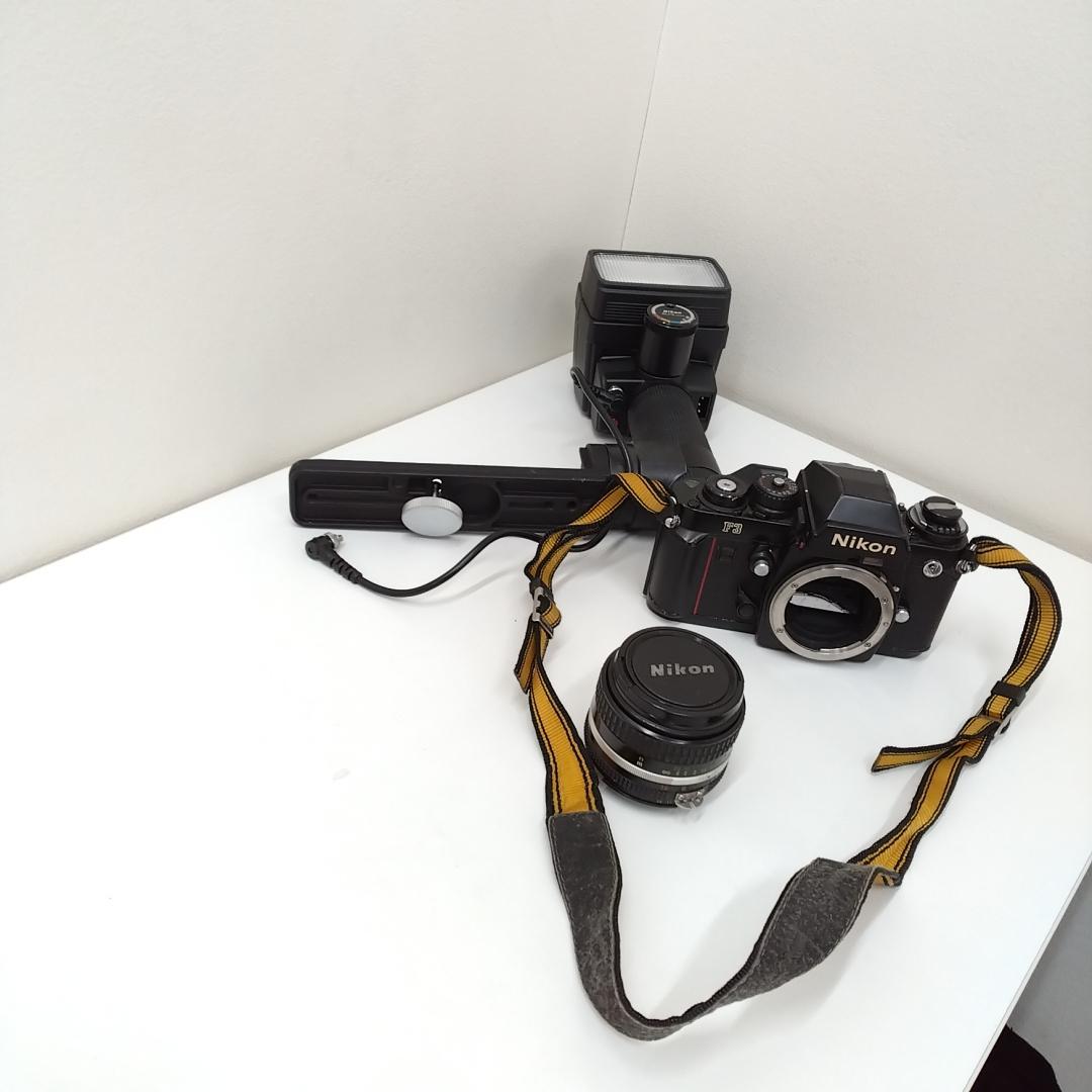 若《RRRMP》Nikon F3 ブラックボディ　su-2　スピードライト付