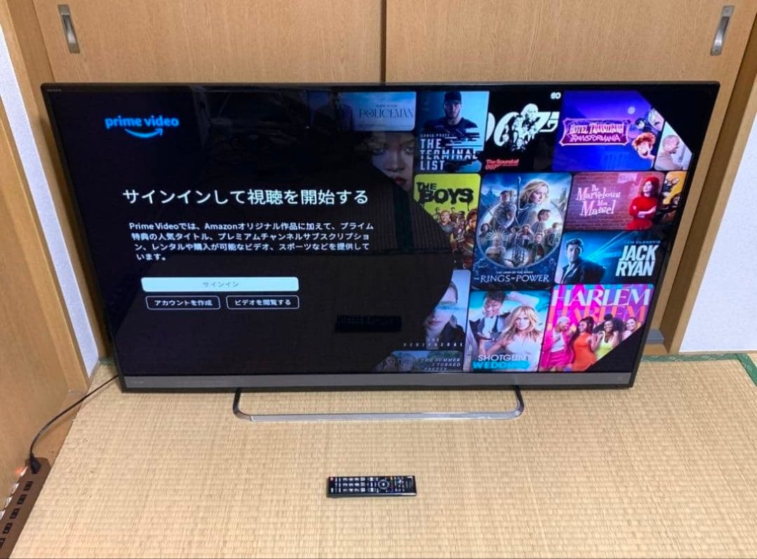 4K TOSHIBA 50型スマートテレビ 地上波/動画アプ