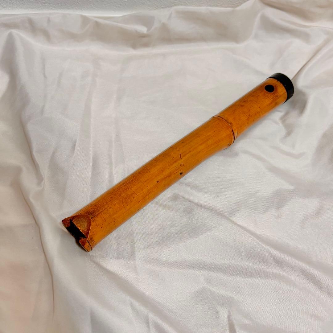【名工】尺八 錦州 銘 一尺六寸管（約50cm）高級和楽器 美品