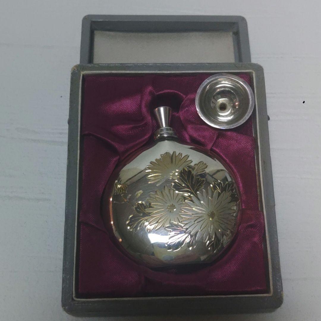 香水瓶　アトマイザー　彫金　SILVER　perfume bottle　ツキ10