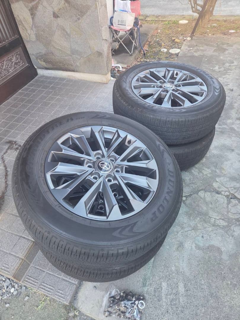 たつおランクル250 ZX 純正タイヤホイールセット 走行距離7000キロ