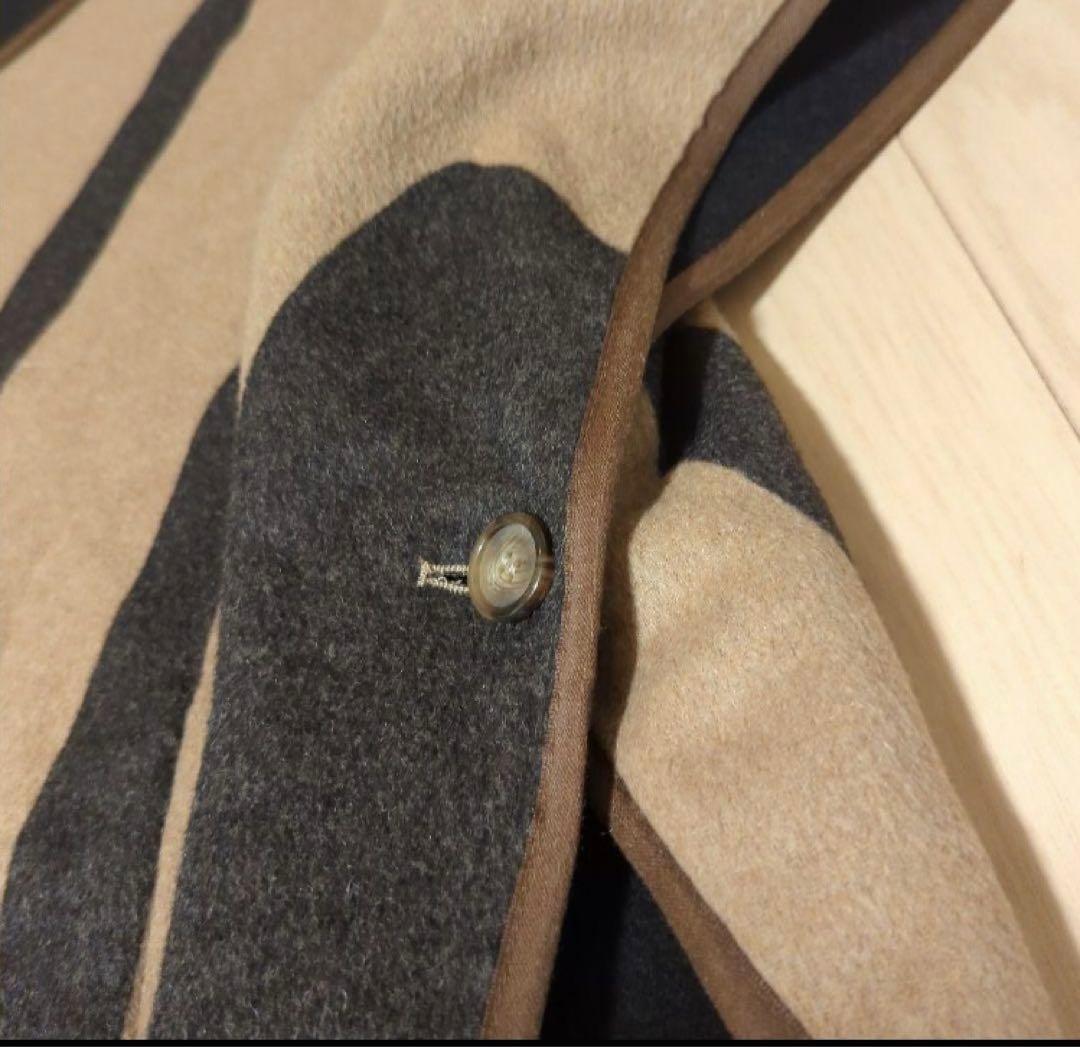 【21日のみsale価格】Ameri アメリリバーシブルポンチョコート美品