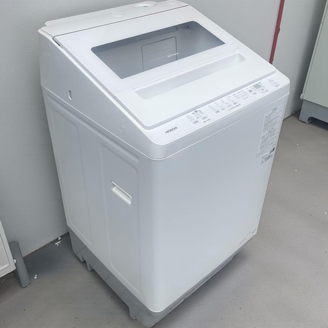 ○【美品】HITACHI 日立全自動電気洗濯機 BW-V100K 2024年製