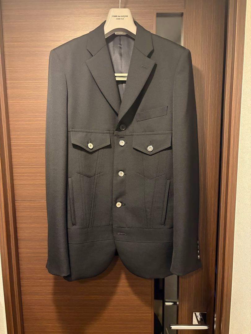 HOMME DEUX Gジャン ドッキング テーラードジャケット