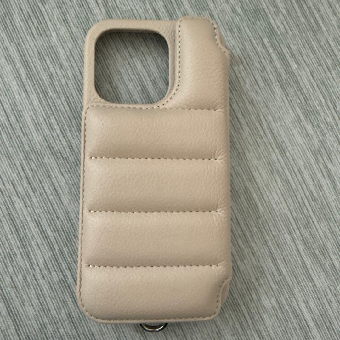 DEMIU ベージュ レザー iPhone16proケース