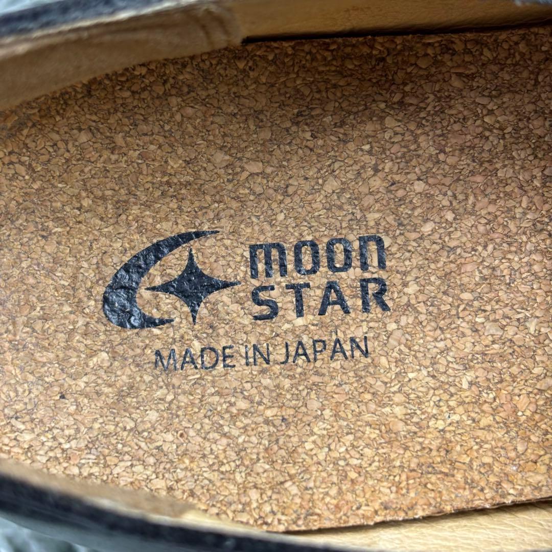 moon star アワセ レザーシューズ 26.5 ブラック