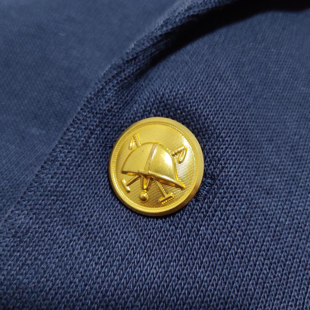 ポロラルフローレン　紺ブレ　金ボタン　ロゴ刺繍　ネイビー　2