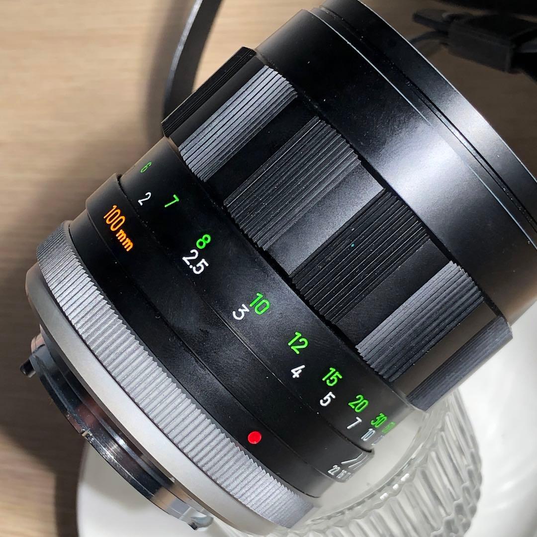 純正付属品付　MINOLTA ROKKOR PF 100mm f2.5