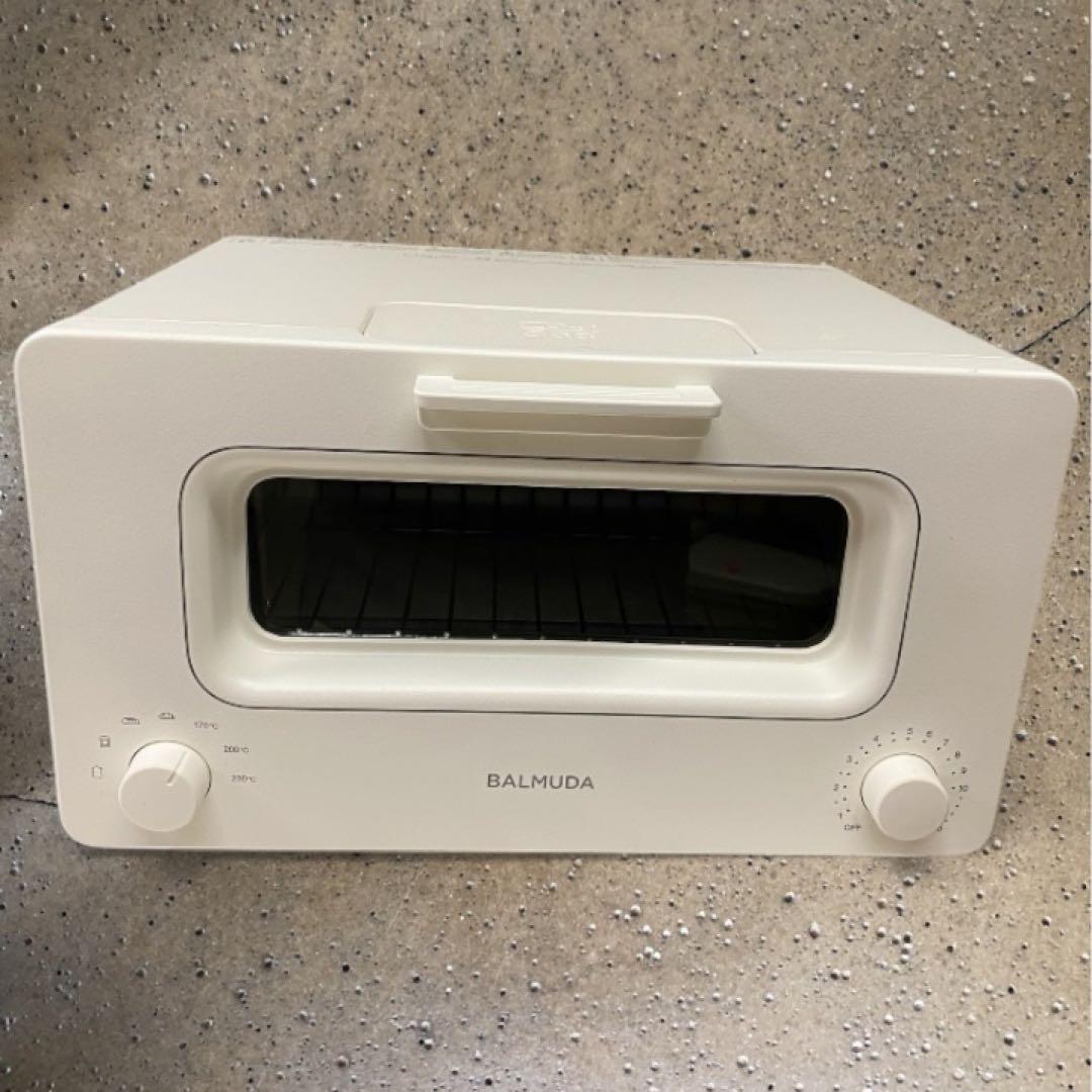 【BALMUDA】 バルミューダスチームトースター ホワイト K01E-WS
