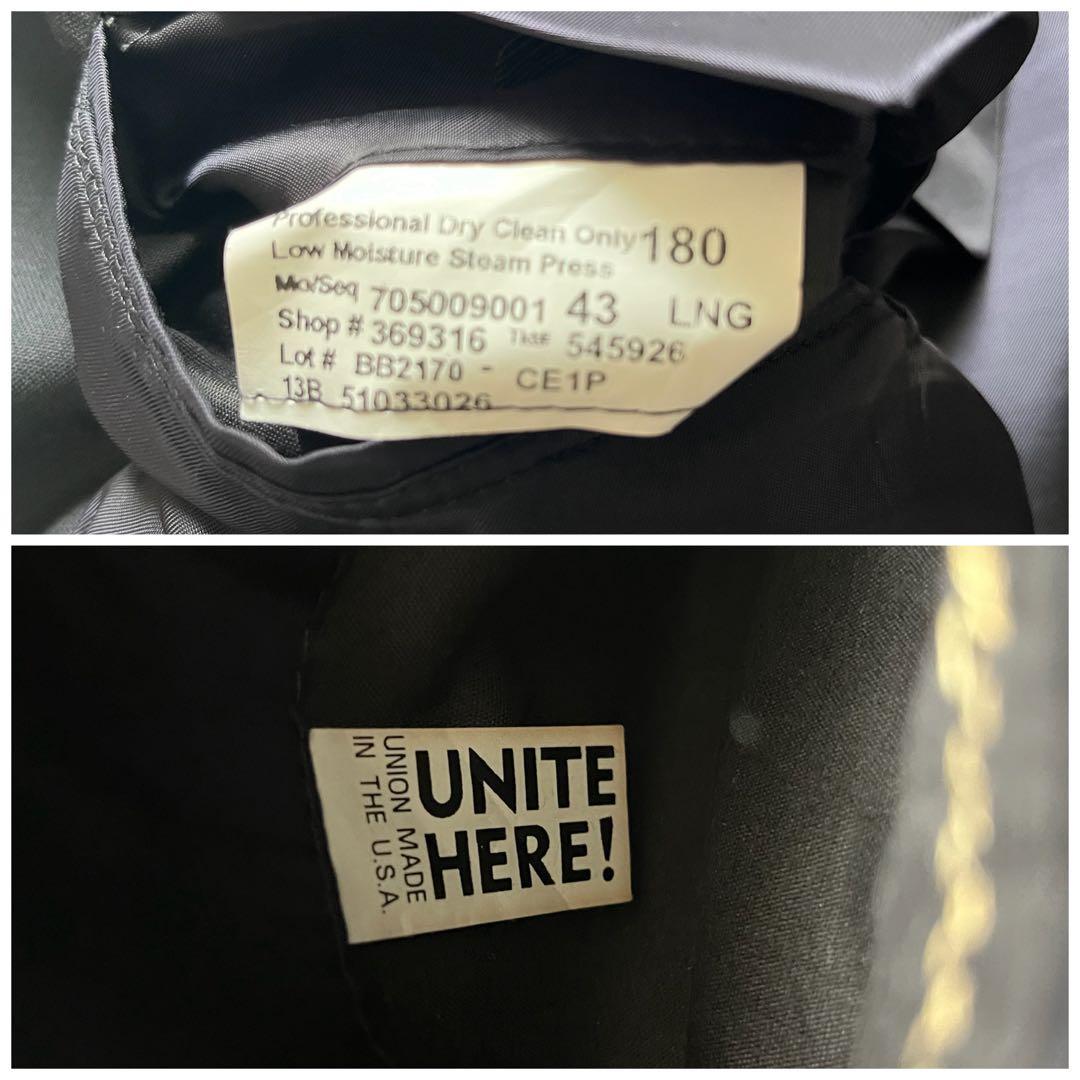 希少 USA製 ブルックスブラザーズ ネイビー ブレザー ジャケット 43L