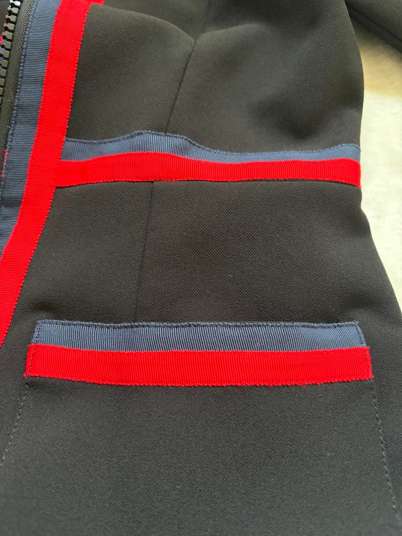 berkinab 様　GUCCI グッチレッド&ネイビーラインワンピースSサイズ