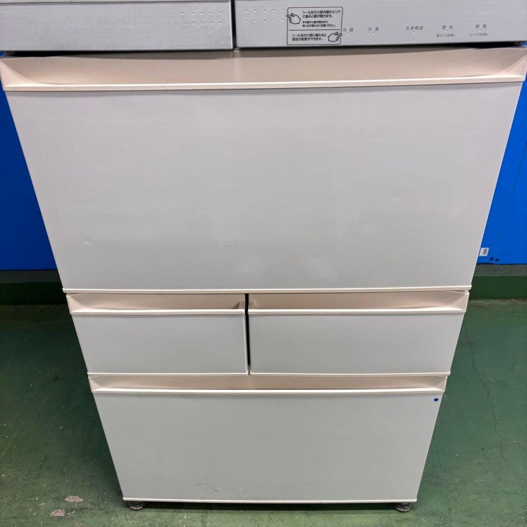 576 大人気　大型冷蔵庫　6ドア　観音開き　フレンチドア　500L強　半年保証