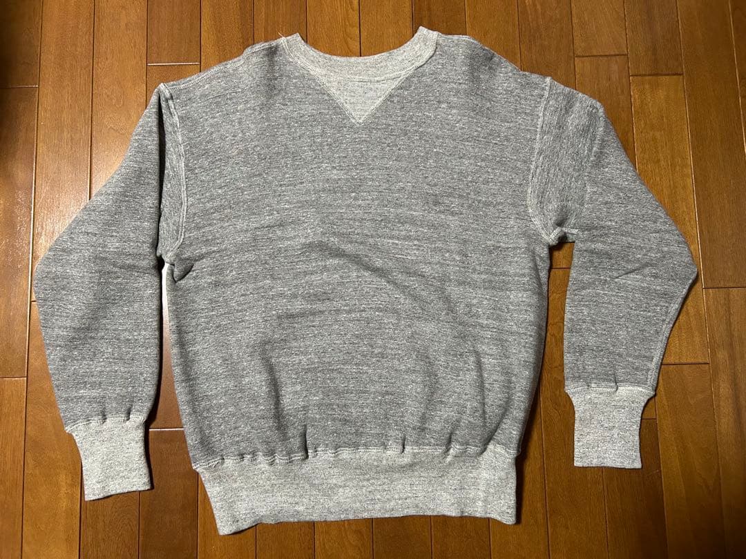 ウエアハウス/ビームスプラス 別注 スウェットクルーネック/ヘザーグレー/42