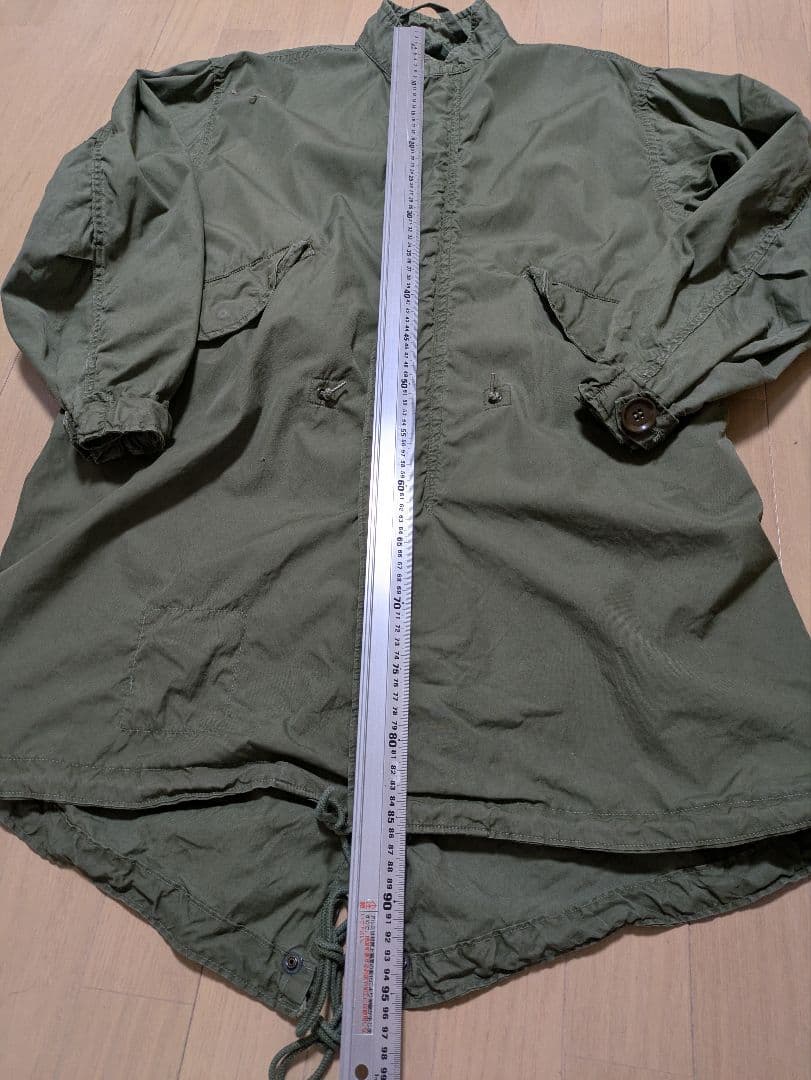 実物 米軍　M-65 モッズコ－ト フィッシュテールパーカー　XS　フード付き