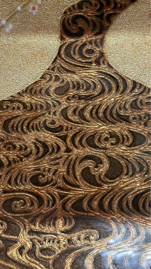 【最終価格】七宝焼　飾皿　光琳梅　紅白梅