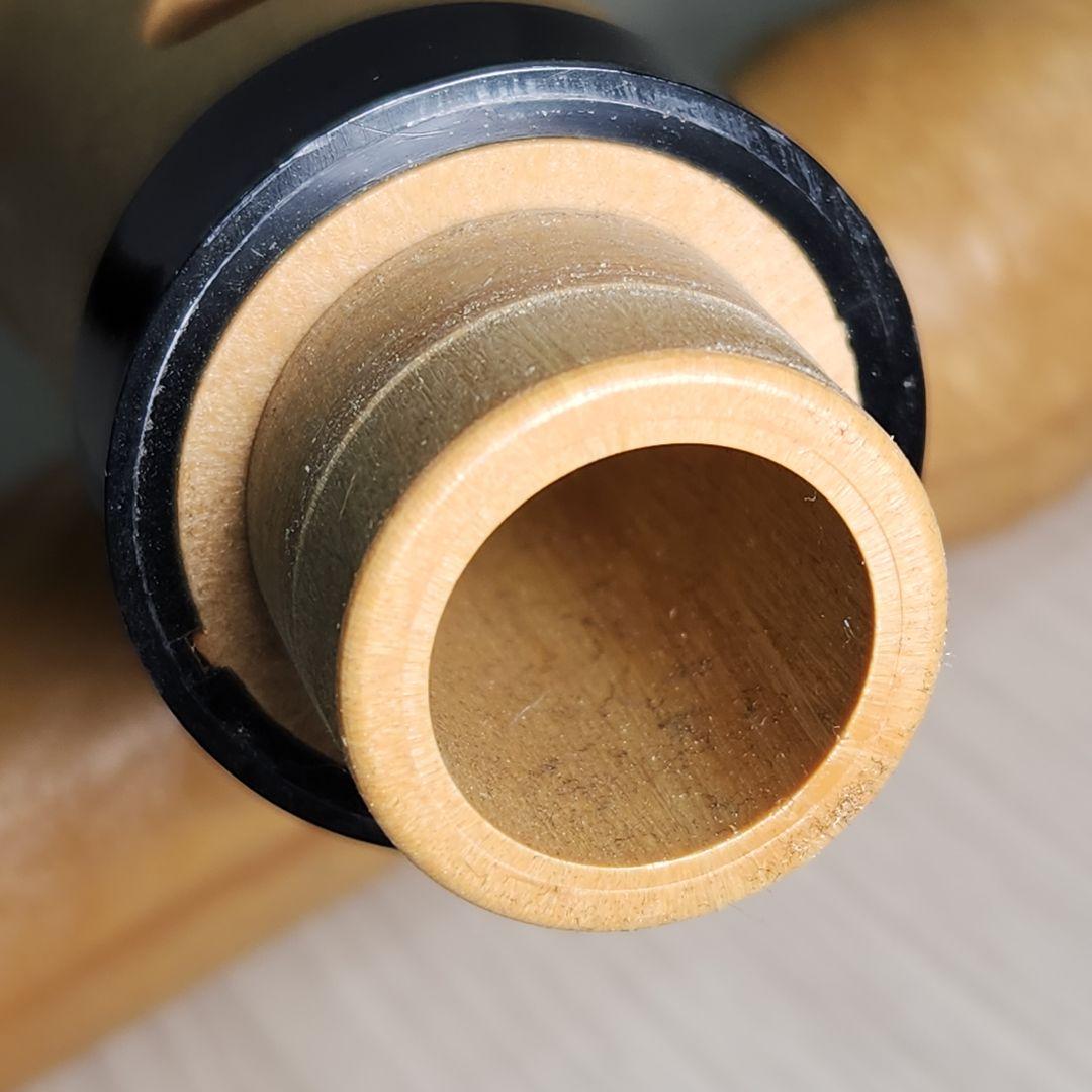 極美品 尺八 樹脂製 1尺8寸管 key D プラスチック製 完全調律尺八 悠