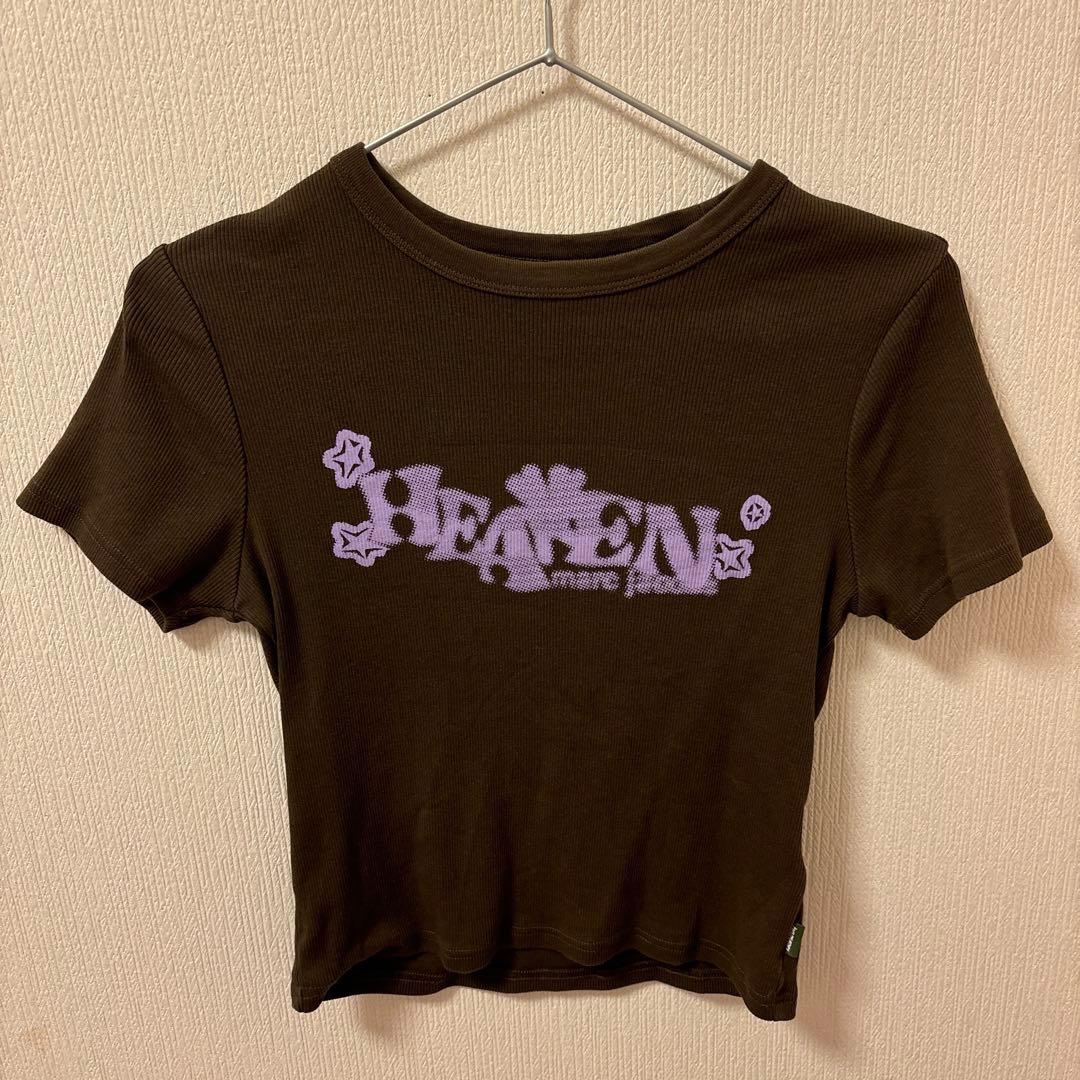 heaven marc jacobs ヘブン　tシャツ チビt リブ　半袖　星