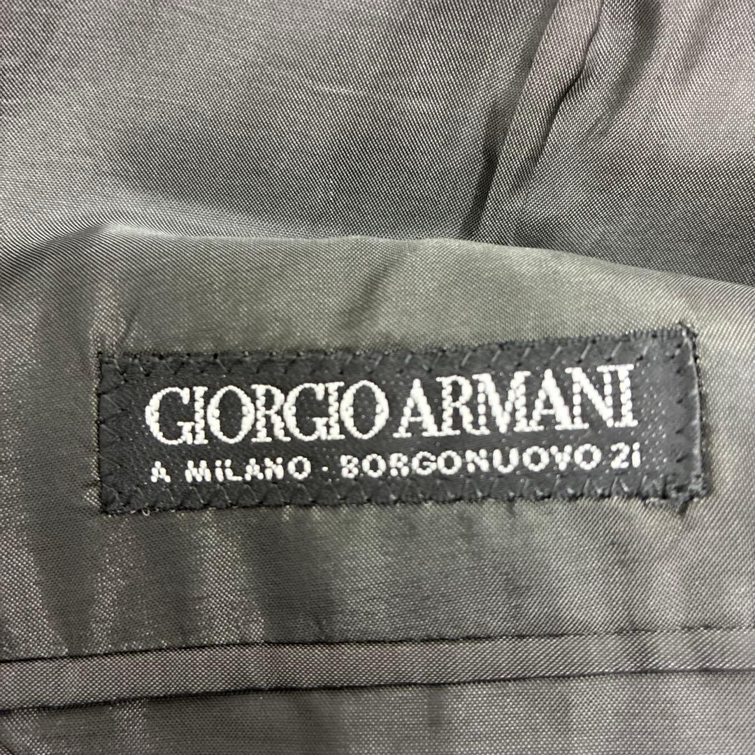 GIORGIO ARMANI ヘリンボーン　黒タグ　80s 90s ダブルスーツ