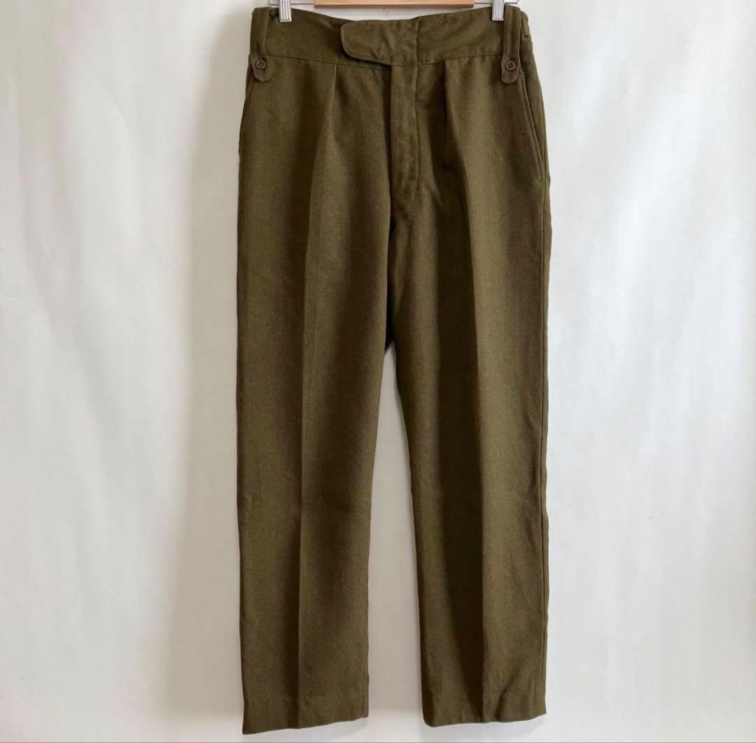 60s ヴィンテージ イギリス軍 ドレスパンツ グルカパンツ スラックス