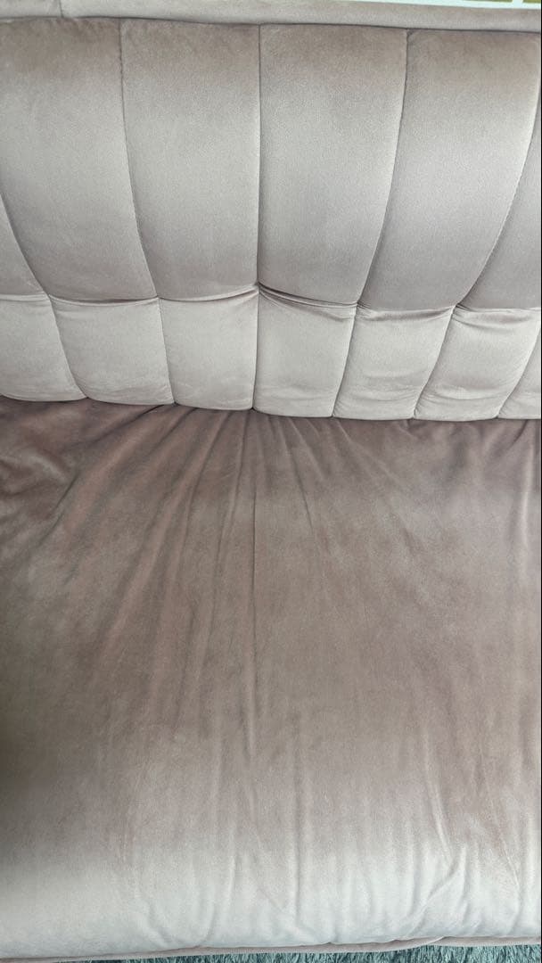 ベロアカウチソファ 2人掛け リクライニング 14段階 chammy日本製