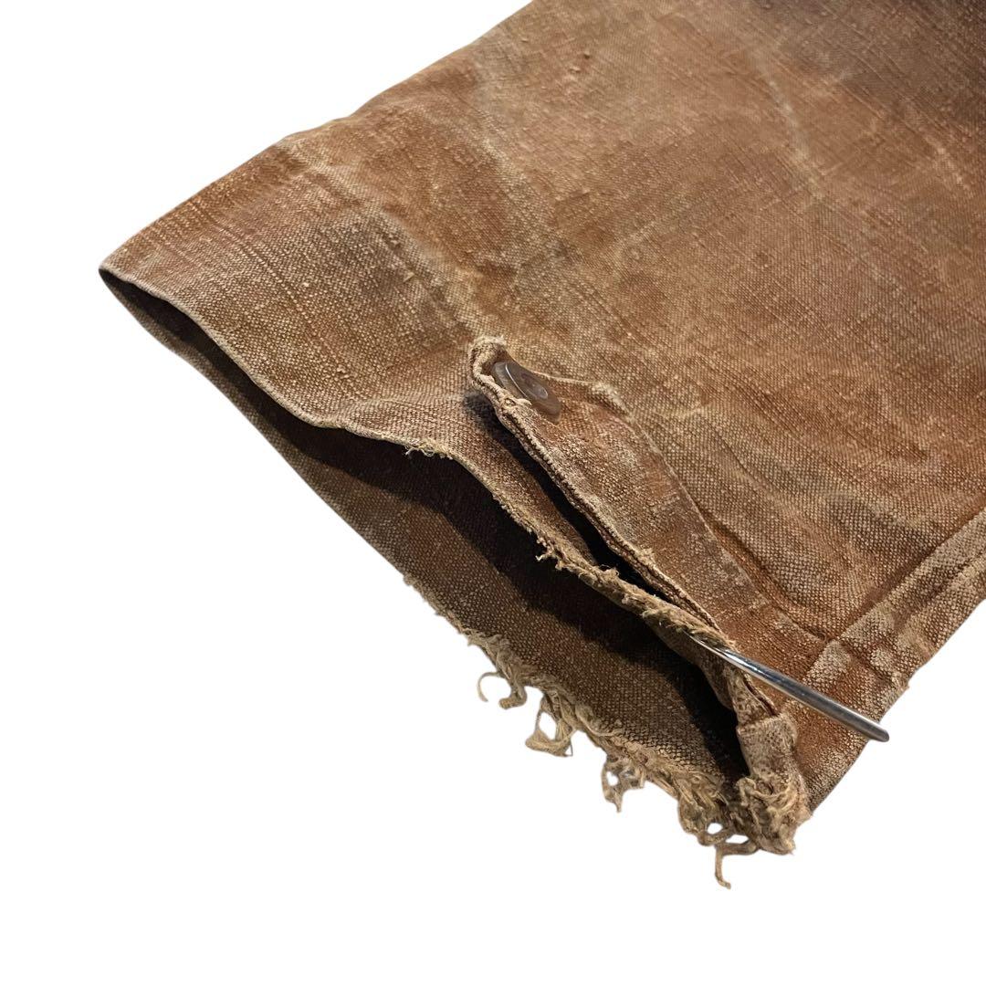 30〜40s ベルジャルディニエールリネンコートBELLEJARDINIERE