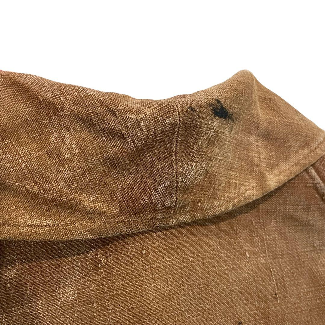 30〜40s ベルジャルディニエールリネンコートBELLEJARDINIERE