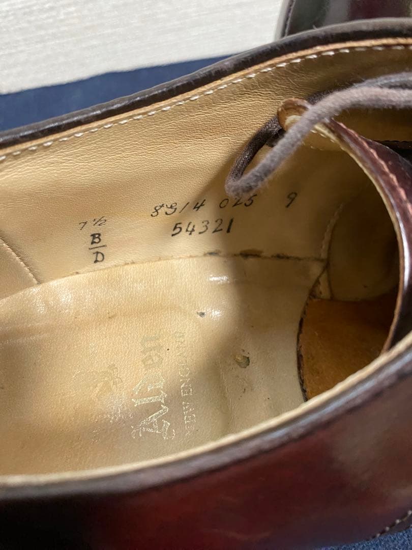 ALDEN オールデン 54321 Vチップ 7.5 コードバン