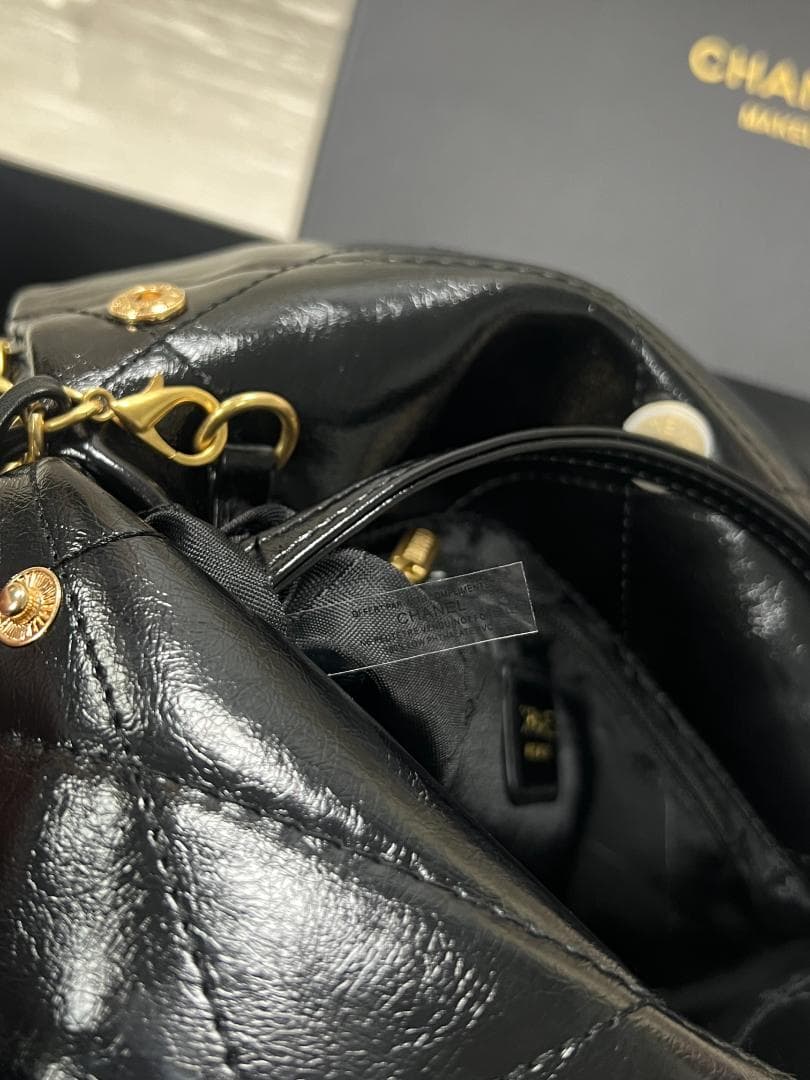 非売品 ブラックレザートートバッグ付属品 箱 カード