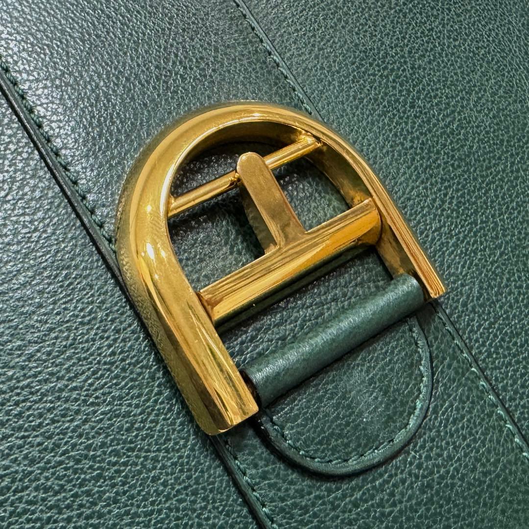 DELVAUX デルボー ブリヨンMM 2way バッグ グリーン