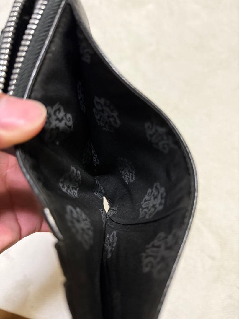 クロムハーツ　スクエアジップウォレット