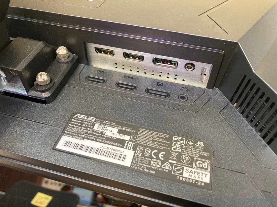 美品 23年製 ASUS TUF GAMING VG249 ゲーミング モニター