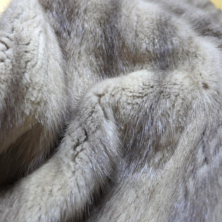 着丈115cm サファイヤミンク 毛皮 コート リアルファー ミンク MINK