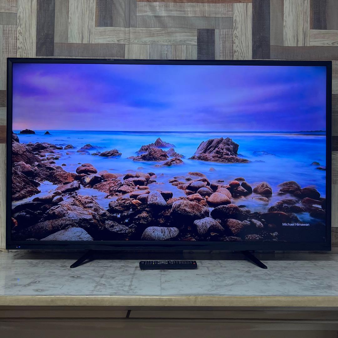 即日受渡❣️全国送料込ユニテク55型4K液晶テレビ外付けHDD録画可