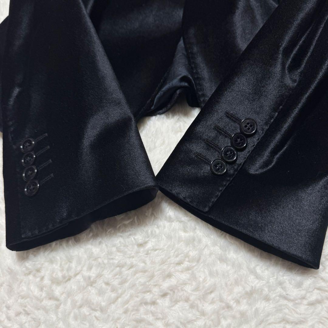 美品！XXL相当！ドルチェ&ガッバーナ ベロアジャケット タキシード GOLD