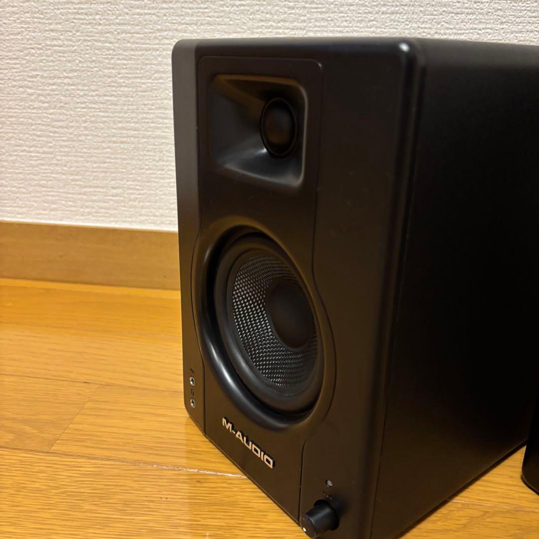 【高品質ケーブル付】M-AUDIO BX4 モニタースピーカー ペア 動作確認済