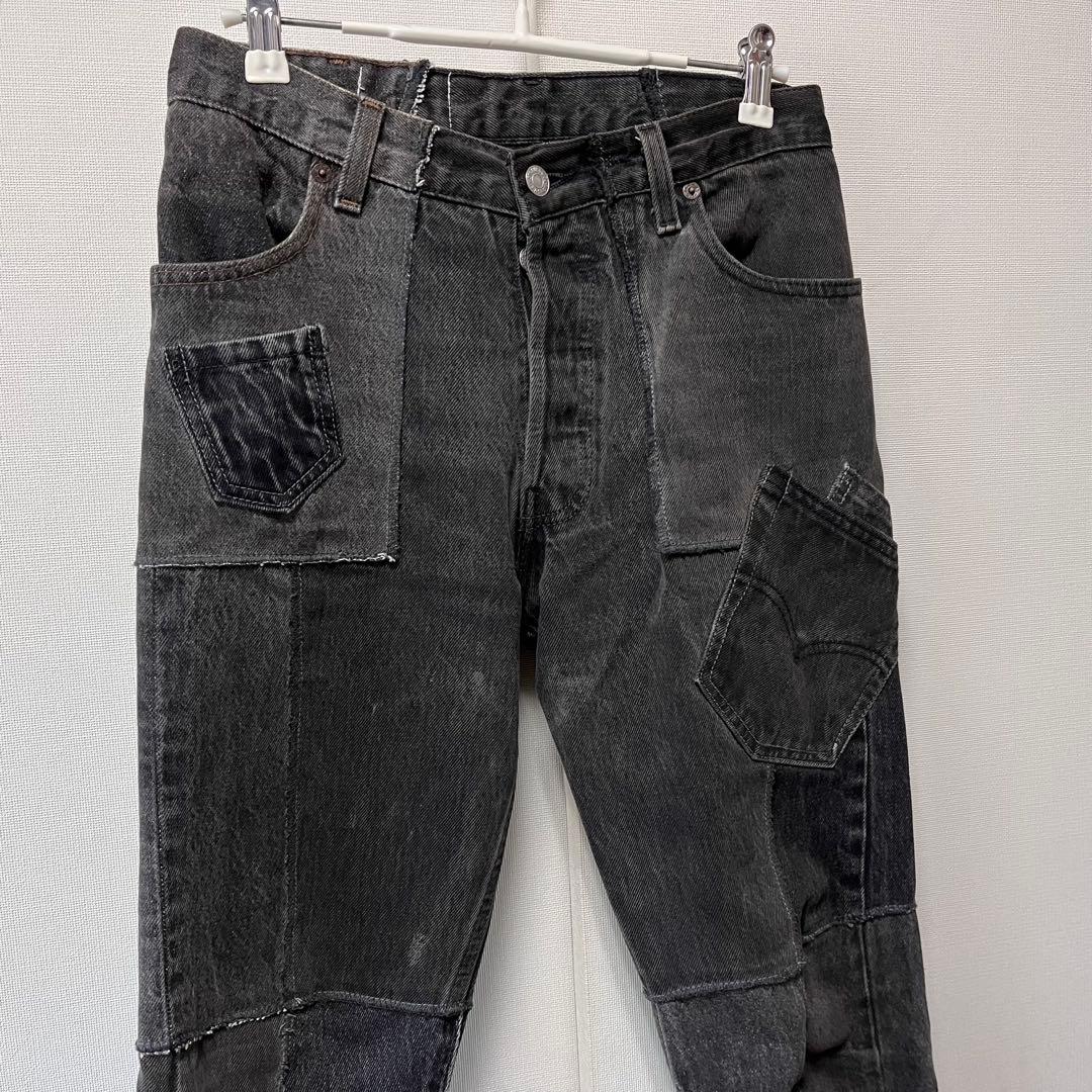 ソロイスト soloist 再構築デニム　44 ブラック